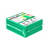 Мешки для мусора 160 л, зеленые, в пачке 10 шт., ПВД, 40 мкм, 900х1100 мм, i-Bag в Зеленодольске