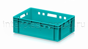 Ящик для мяса и колбасных изделий Е-2 бирюзовый в Зеленодольске
