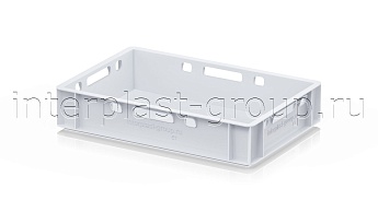 Ящик для мяса и колбасных изделий Е-1 белый в Зеленодольске Ящик для мяса и колбасных изделий Е-1 белый в Зеленодольске