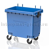 Мусорный контейнер 770 л голубой без крышки