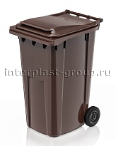 Контейнер для мусора 240 л коричневый облегченный 240 зеленый в Зеленодольске