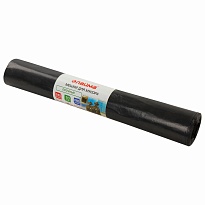 Мешки для мусора 240 л, черные, в рулоне 10 шт., ПВД 50 мкм, 1400х900 мм, LAIMA, 605337 в Зеленодольске