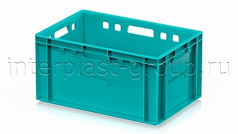 Ящик для мяса и колбасных изделий Е-3 бирюзовый в Зеленодольске