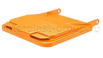 Комплект крышки для контейнера 120 л. оранжевая оранжевый в Зеленодольске Комплект крышки для контейнера 120 л. оранжевая оранжевый в Зеленодольске