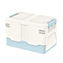 Ящик пластиковый складной белый, дно голубое, 370х240х240 мм в Зеленодольске Ящик пластиковый складной белый, дно голубое, 370х240х240 мм в Зеленодольске