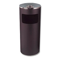 Урна металлическая с пепельницей, Титан, 29 л, черная, оцинкованная сталь в Зеленодольске