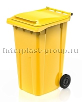 Контейнер для мусора 240 л желтый облегченный 240 желтый в Зеленодольске Контейнер для мусора 240 л желтый облегченный 240 желтый в Зеленодольске