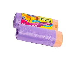 Мешки для мусора 35 л, ароматизированные, Лаванда, сиреневые, в рулоне 10 шт., ПНД, 12 мкм, 560х530 мм, GRIFON Aroma, 101-080 La в Зеленодольске Мешки для мусора 35 л, ароматизированные, Лаванда, сиреневые, в рулоне 10 шт., ПНД, 12 мкм, 560х530 мм, GRIFON Aroma, 101-080 La в Зеленодольске