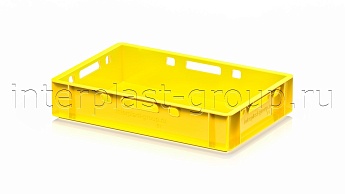 Ящик для мяса и колбасных изделий Е-1 желтый в Зеленодольске