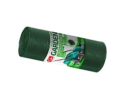 Мешки для мусора 240 л, двухслойные, зеленый, в рулоне 10 шт., ПВД 35 мкм, 1400х1100 мм, GRIFON PROFF GARDEN, 101-520 в Зеленодольске