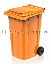 Контейнер для мусора 240 л оранжевый облегченный 240 оранжевый в Зеленодольске
