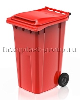 Контейнер для мусора 240 л красный облегченный 240 красный в Зеленодольске