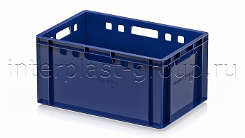 Ящик для мяса и колбасных изделий Е-3 темно-синий в Зеленодольске