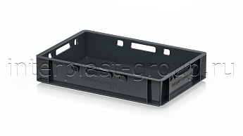 Ящик для мяса и колбасных изделий Е-1 темно-серый в Зеленодольске