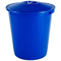 Мусорный бак с крышкой 70 л синий 70 синий в Зеленодольске