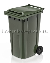 Контейнер для мусора 240 л зеленый облегченный 240 зеленый в Зеленодольске Контейнер для мусора 240 л зеленый облегченный 240 зеленый в Зеленодольске